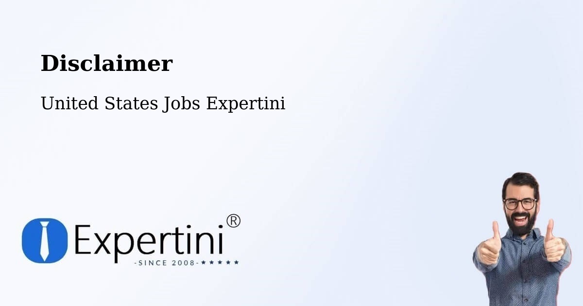 Disclaimer – Newburgh - United States Jobs Expertini